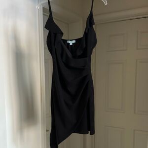 She + Sky Black Mini Dress